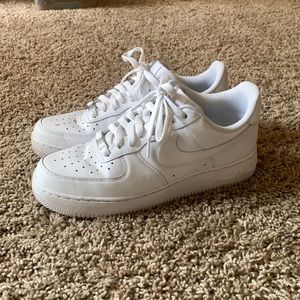 White Air Force 1, Size 9 #nike #af1